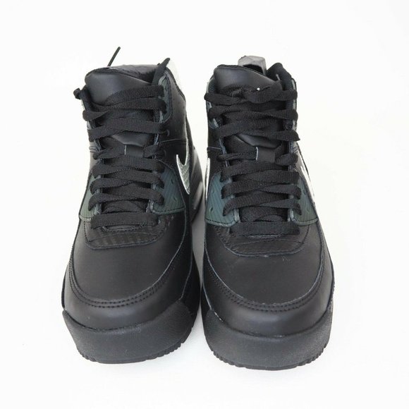 Nike Air Max 90 Boot GS Boys Shoes Casual Black - Picture 5 of 12